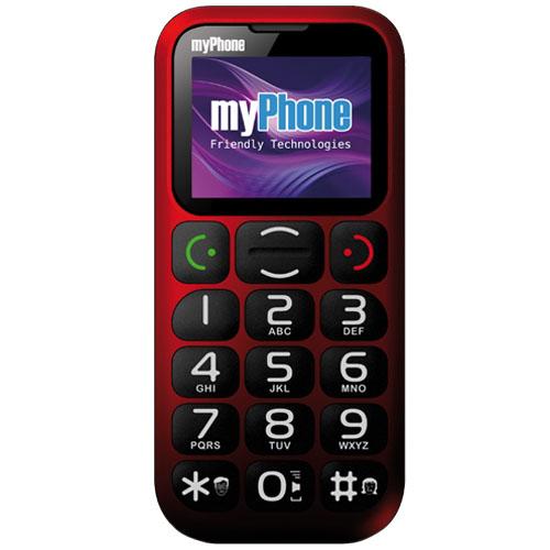 Telefon myPhone 1045 Simply (czerwony)