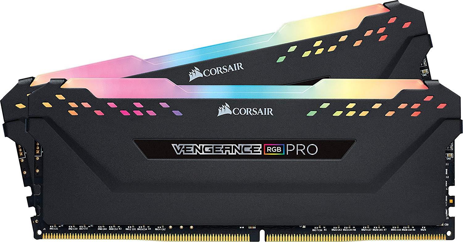 Pamięć RAM Corsair Vengeance RGB PRO Black DDR4 (2 x 16GB) 32GB 3000 CL15