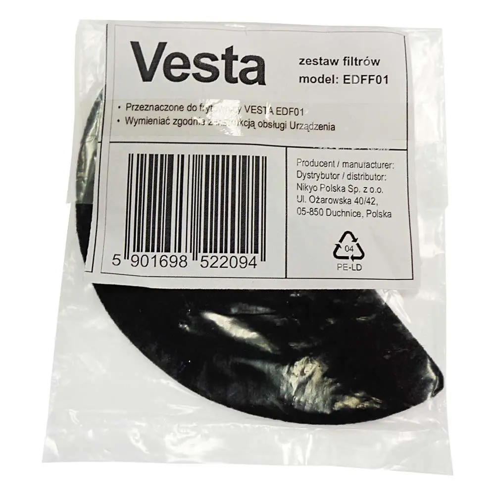 Zestaw filtrów Vesta EDFF01