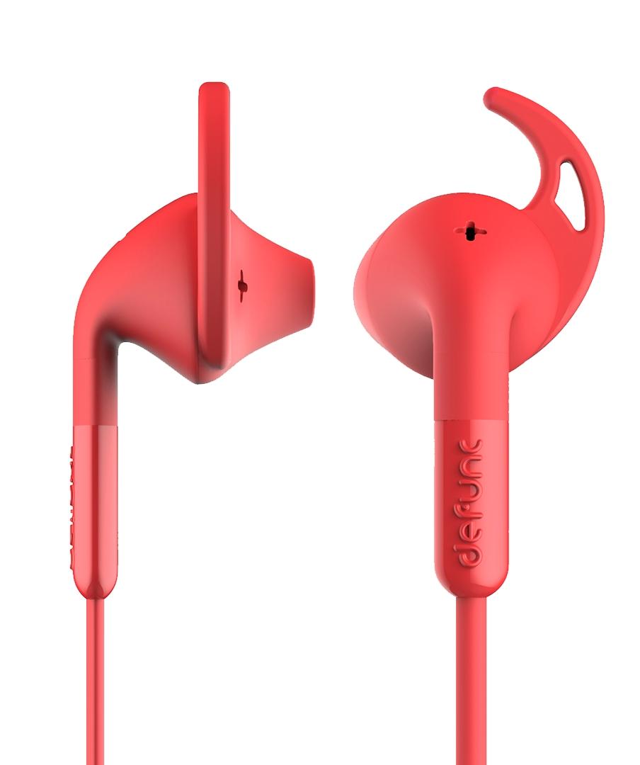 Słuchawki przewodowe DeFunc Earbud Plus Sport (czerwony)