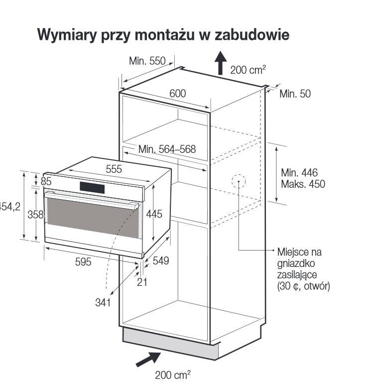 Piekarnik z mikrofalą Samsung NQ50J3530BS Termoobieg Srebrno-czarny