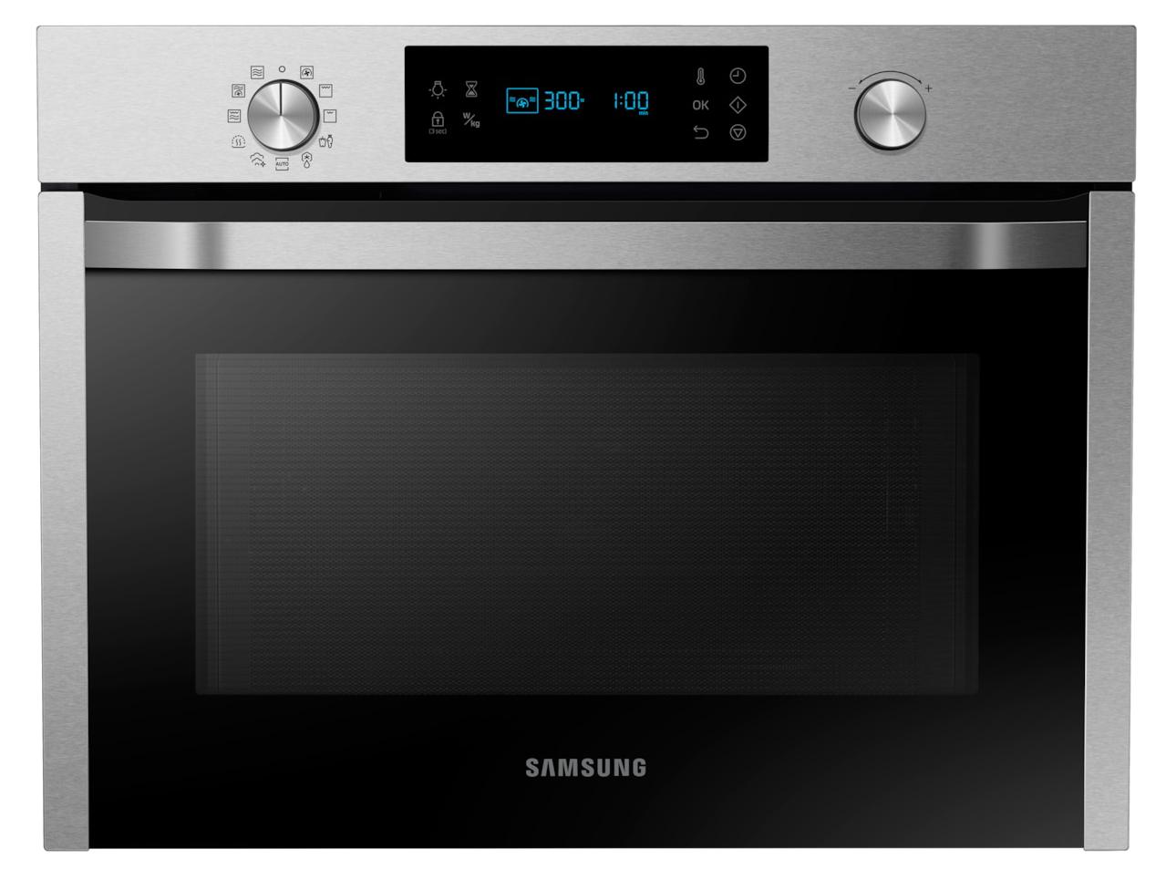 Piekarnik z mikrofalą Samsung NQ50J3530BS Termoobieg Srebrno-czarny