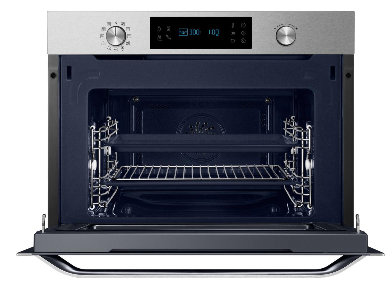 Piekarnik z mikrofalą Samsung NQ50J3530BS Termoobieg Srebrno-czarny