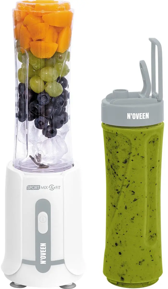Blender kielichowy N'oveen Sport Mix & Fit SB230 0,6l Szary