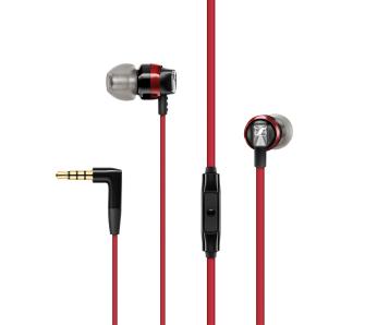Słuchawki przewodowe Sennheiser CX 300S Dokanałowe Mikrofon Czerwony