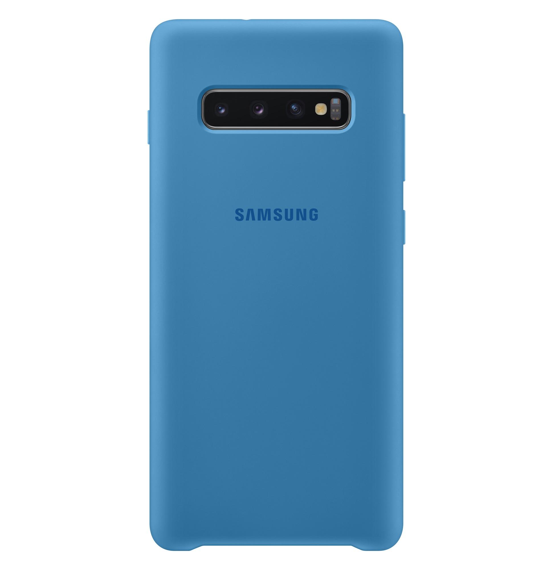 Etui Samsung Silicone Cover do Galaxy S10+ (niebieski)