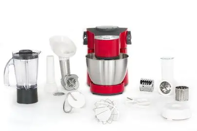 Robot planetarny Tefal QB317538 1000W Maszynka do mielenia Szatkownica Blender kielichowy