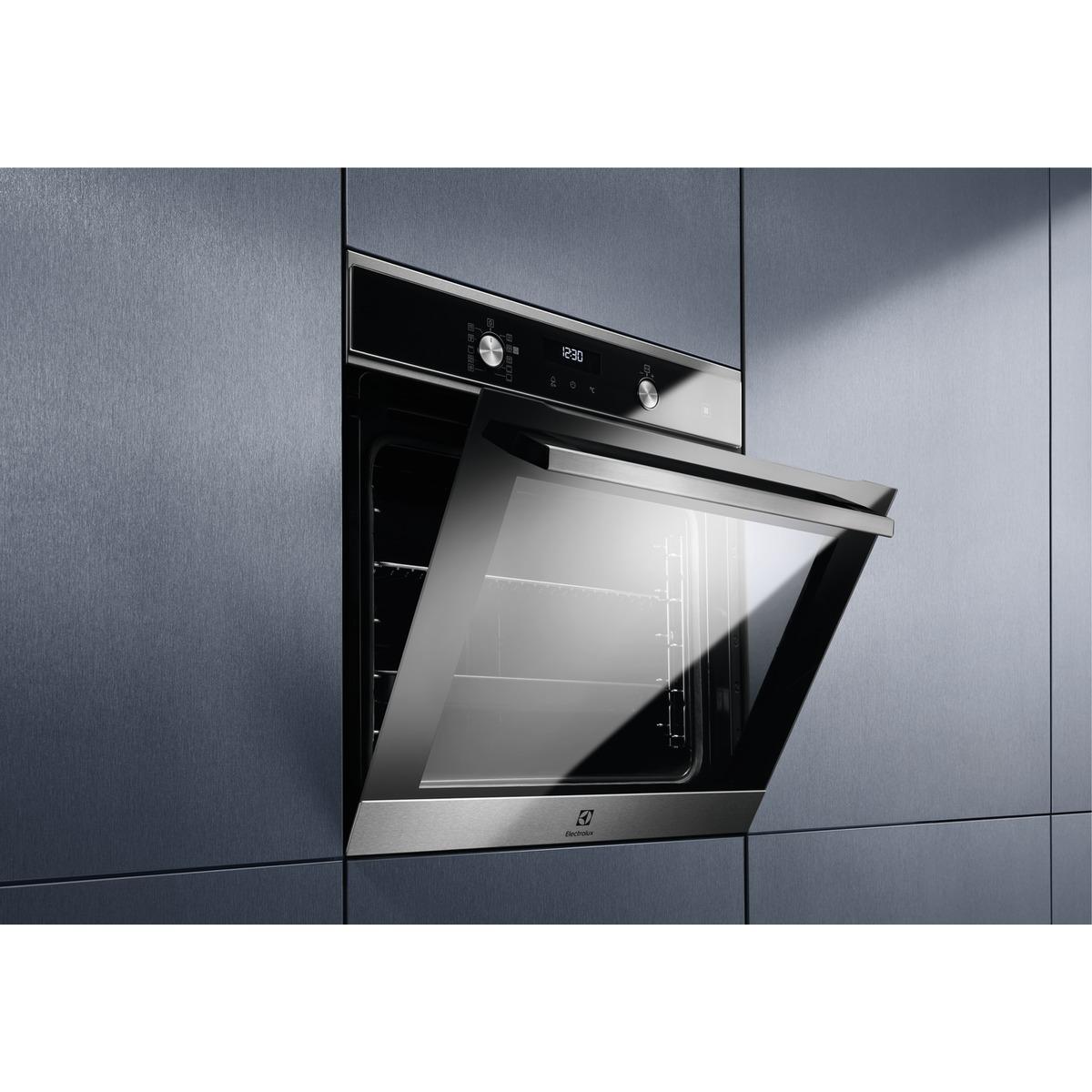 Piekarnik elektryczny parowy Electrolux EOD6C71X SteamBake - termoobieg - prowadnice teleskopowe