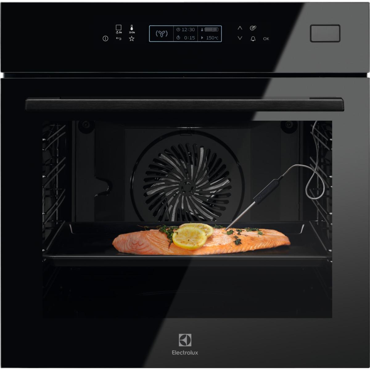 Piekarnik elektryczny parowy Electrolux EOB8S31Z SteamBoost - termoobieg - prowadnice teleskopowe