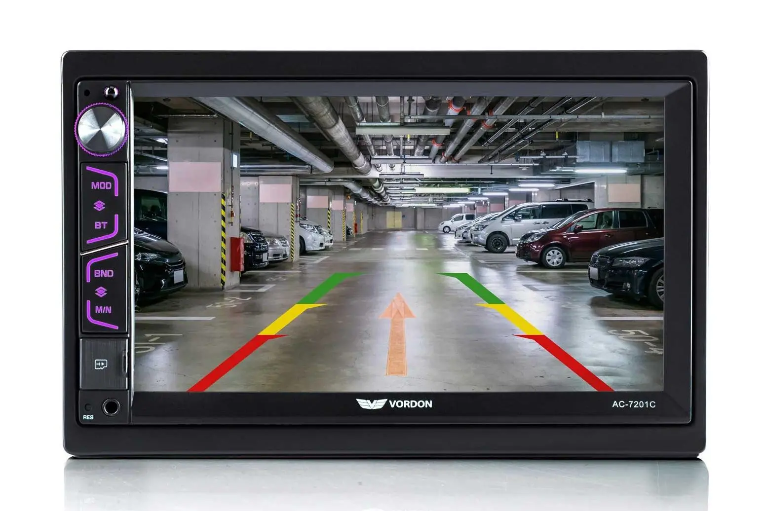 Radioodtwarzacz samochodowy Vordon AC-7201C Kansas z USB/SD 7" 4x60W Bluetooth + kamera cofania