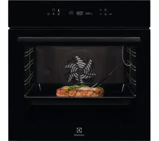 Електрична духова шафа Electrolux EOE7C31Z SenseCook з термообігом, чорного кольору