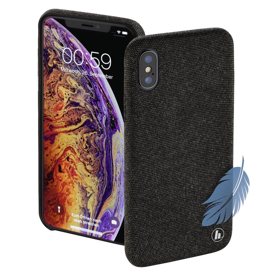 Etui Hama Cozy Cover do iPhone Xs Max (czarny)