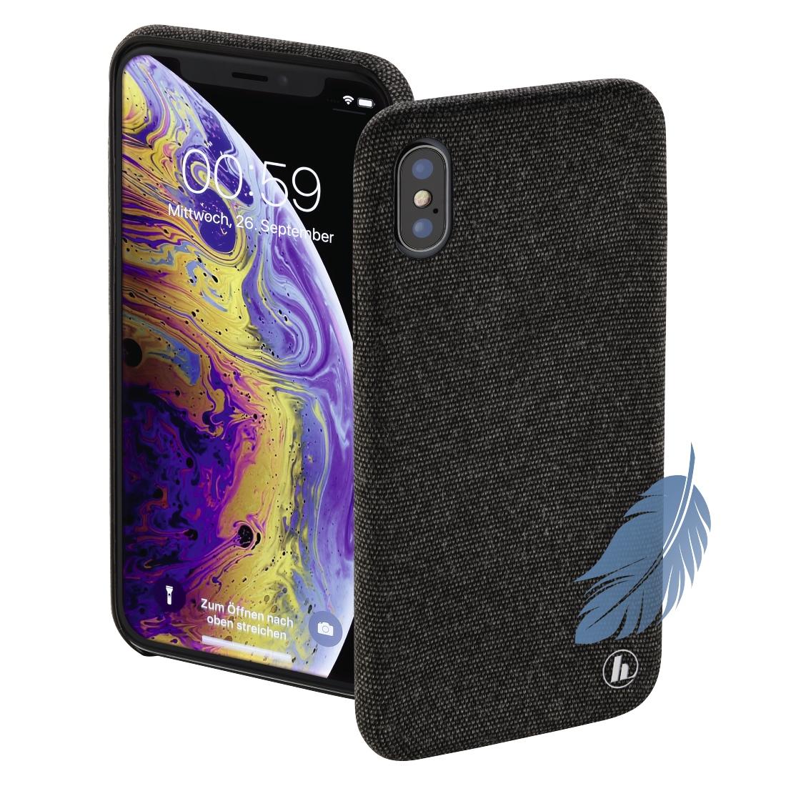 Etui Hama Cozy Cover iPhone Xs (czarny)