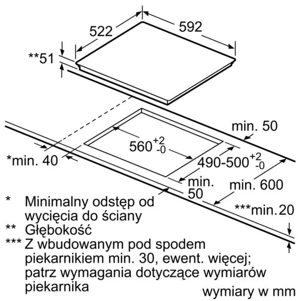 Płyta indukcyjna Bosch Serie 6 PVQ651FC5E 59,2cm