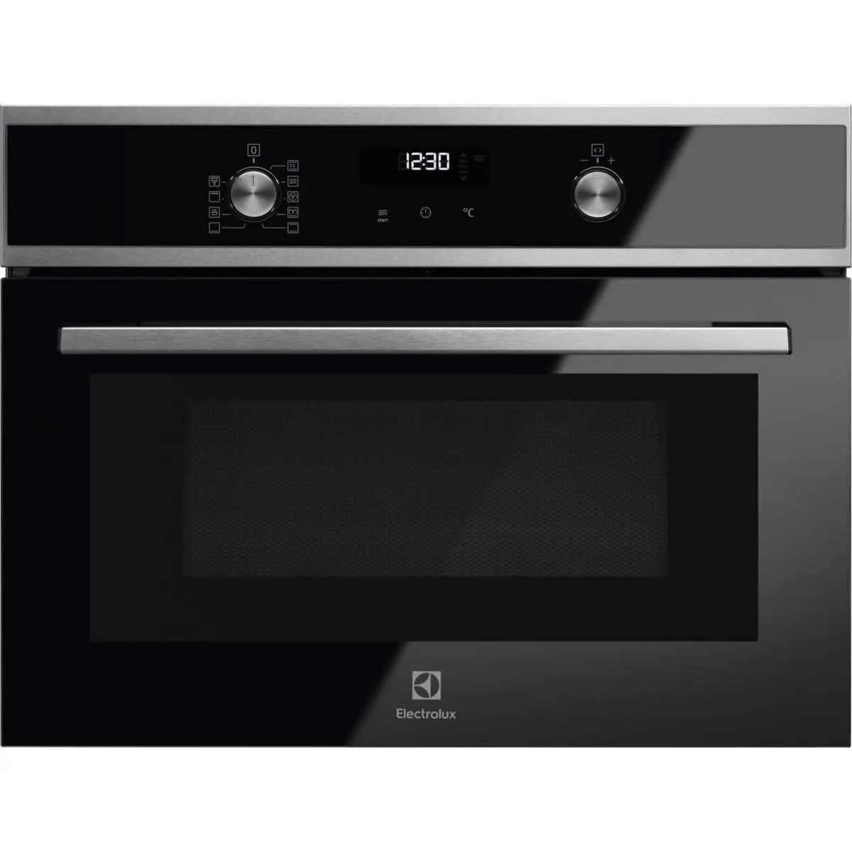 Piekarnik z mikrofalą Electrolux 800 CombiQuick EVL6E40X Termoobieg Czarny