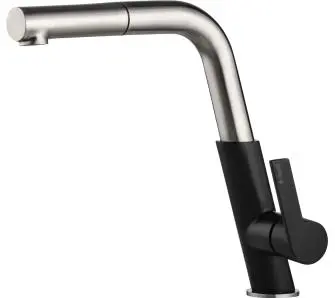 Bateria Deante Silia BQS B730 Stal/Czarny Mosiądz