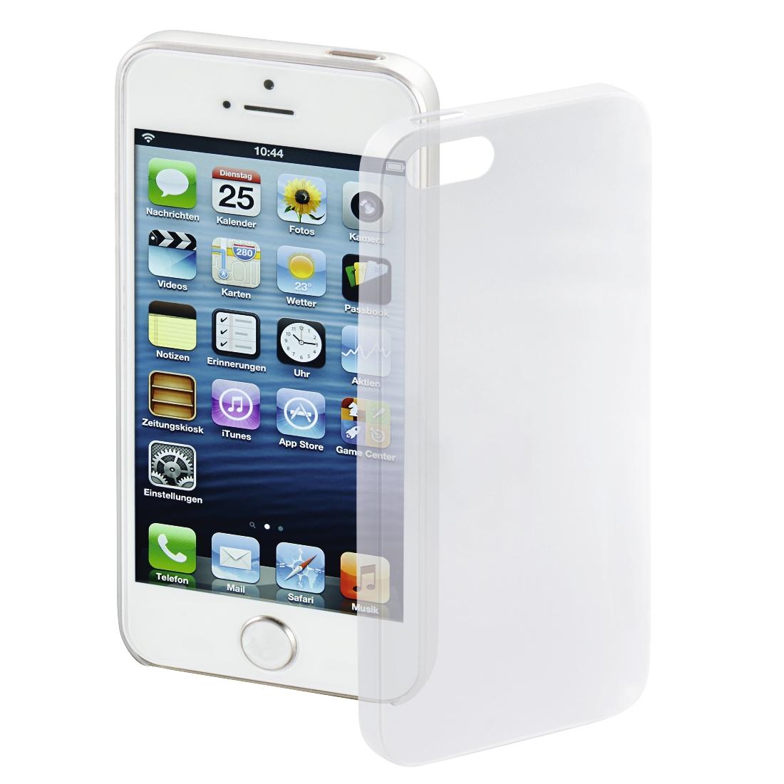 Etui Hama Ultra Slim Cover iPhone 5/5s/SE (biały)