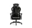 Крісло Diablo Chairs X-Ray 2.0 King Size Gamingowy do 160kg Skóra ECO Czarno-szary