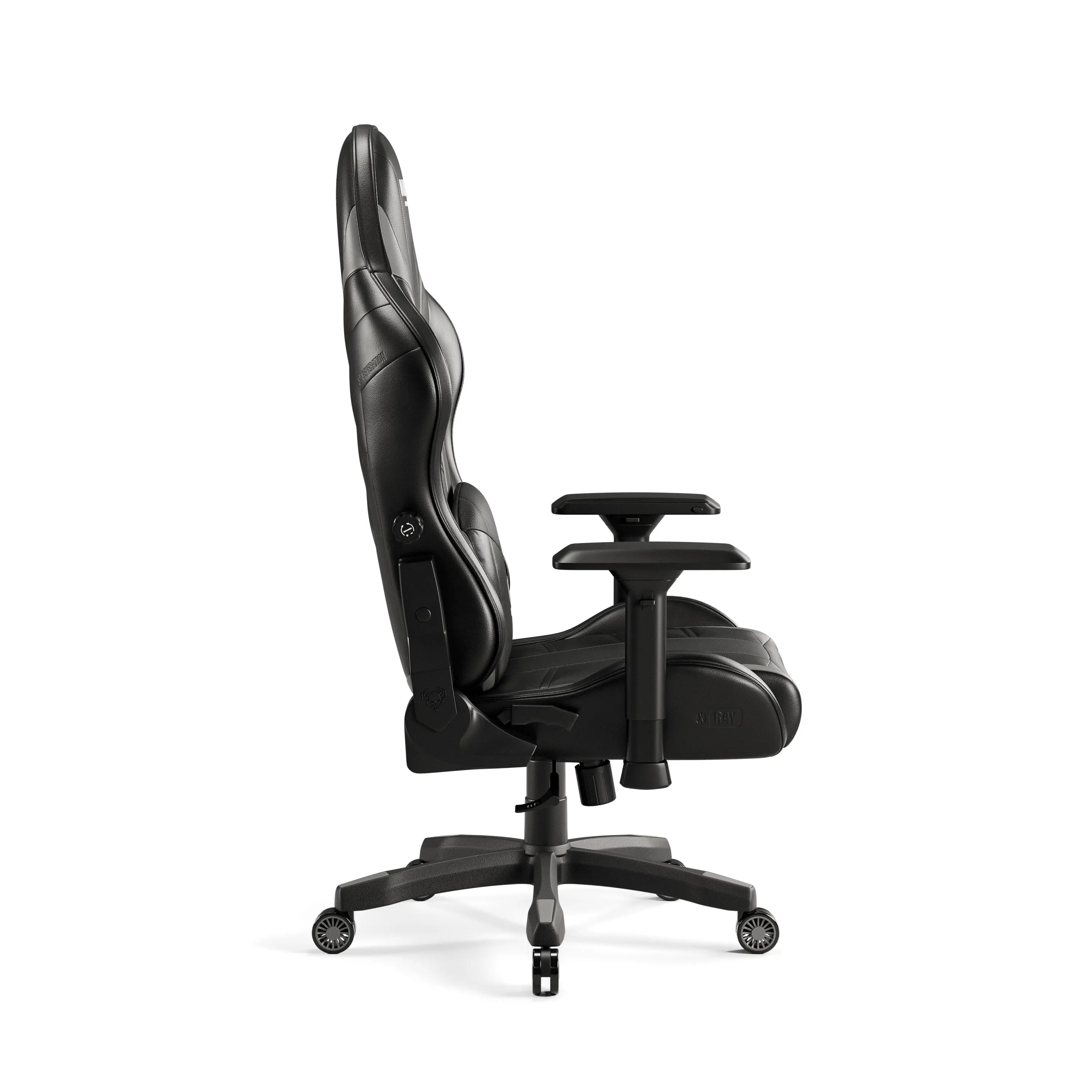 Fotel Diablo Chairs X-Ray 2.0 King Size Gamingowy do 160kg Skóra ECO Czarno-szary