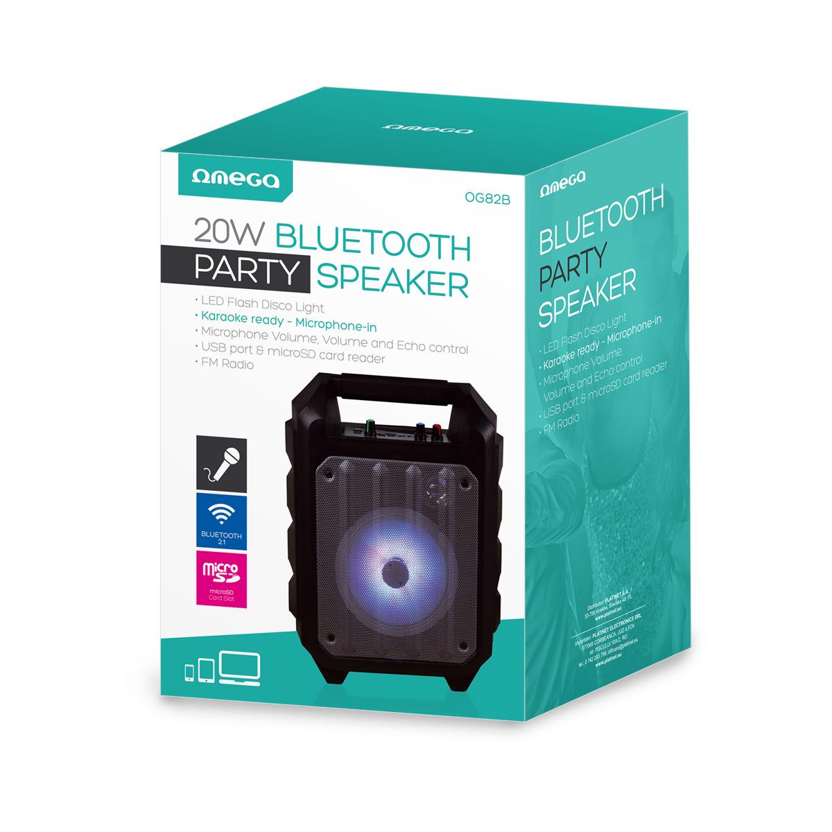 Głośnik Bluetooth Omega DISCO OG82B