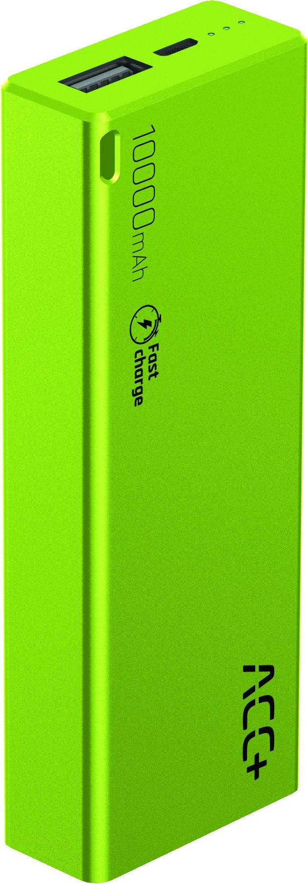 Powerbank ACC+ Thin 10000 mAh (zielony)