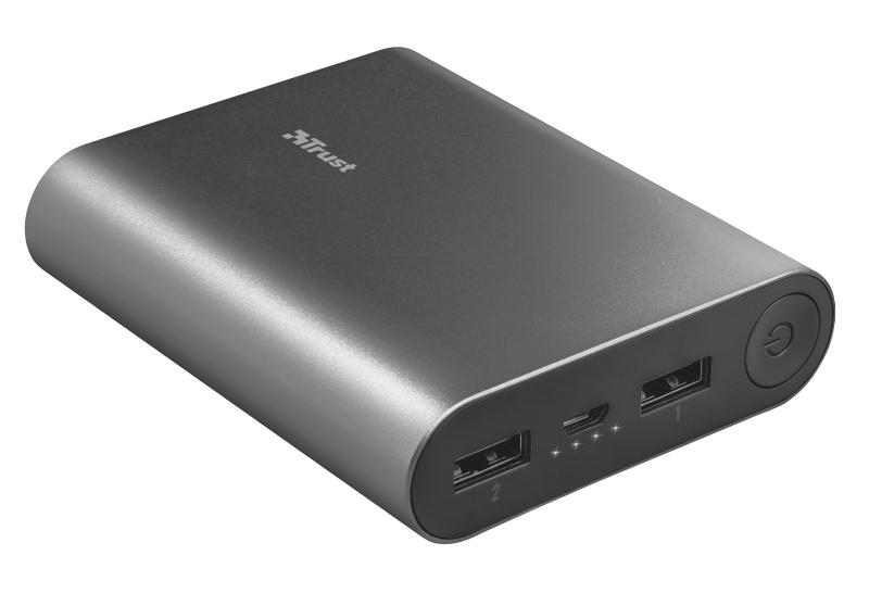Powerbank Trust Luco Metal 10000mAh