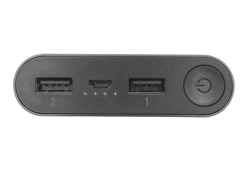 Powerbank Trust Luco Metal 10000mAh