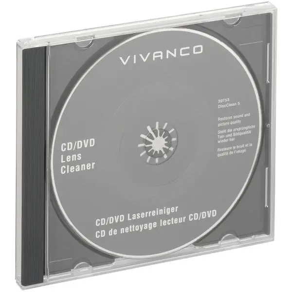 Płyta czyszcząca Vivanco 39753 do CD/DVD
