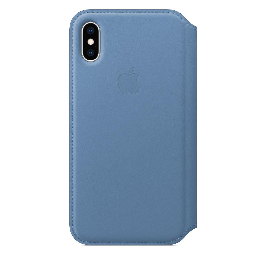 Etui Apple Leather Folio do iPhone Xs MVFD2ZM/A (chabrowe)