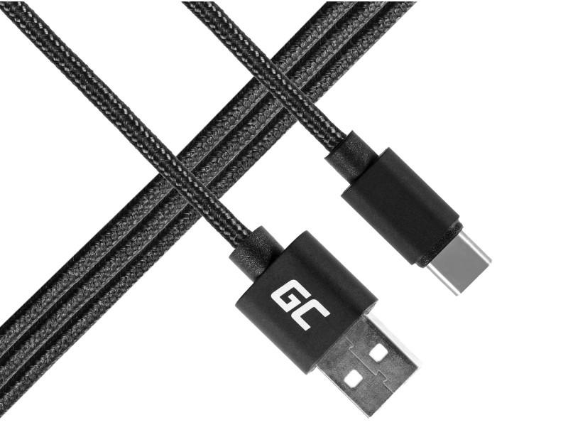 Kabel Green Cell Przewód USB-C Nylon