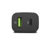 Ładowarka samochodowa Green Cell Ładowarka USB-C Power Delivery PD i USB Quick Charge 3.0