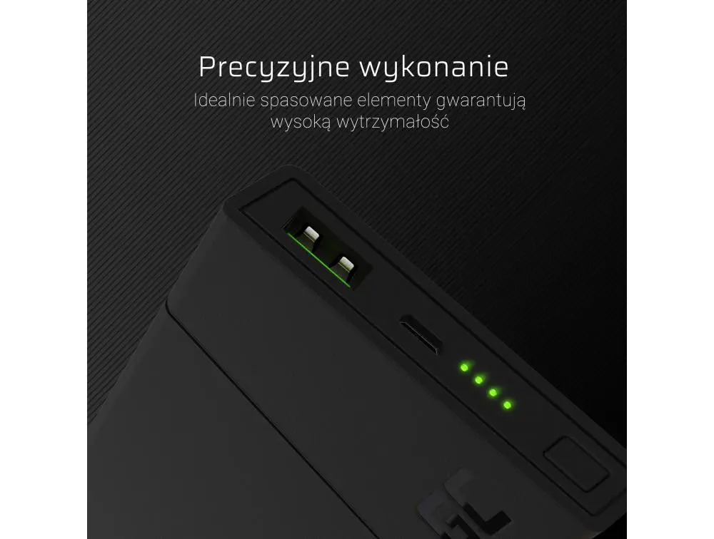 Powerbank Green Cell Prime 10000mAh 18W Czarny