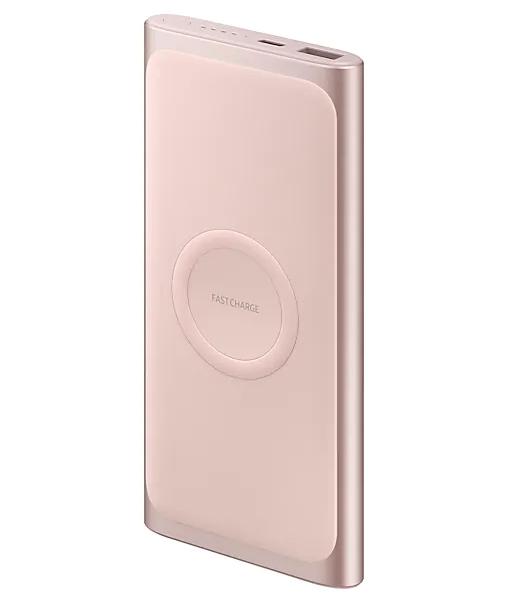 Powerbank Samsung Wireless Battery Pack EB-U1200CP 10000mAh 15W Różowy