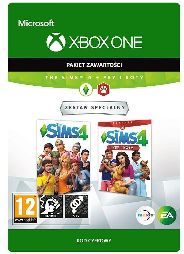 The Sims 4 Zestaw Specjalny (Sims 4 + Psy i Koty) [kod aktywacyjny] Gra na Xbox One (Kompatybilna z Xbox Series X/S)