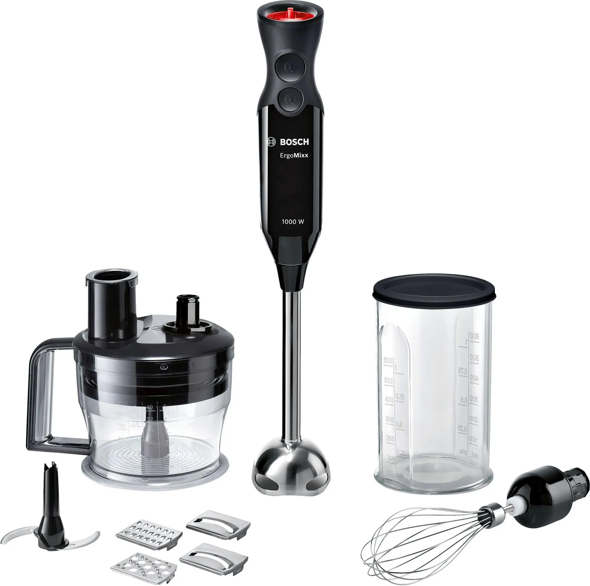 Blender Bosch ErgoMixx MS62B6190 1000W Malakser Końcówka do ubijania