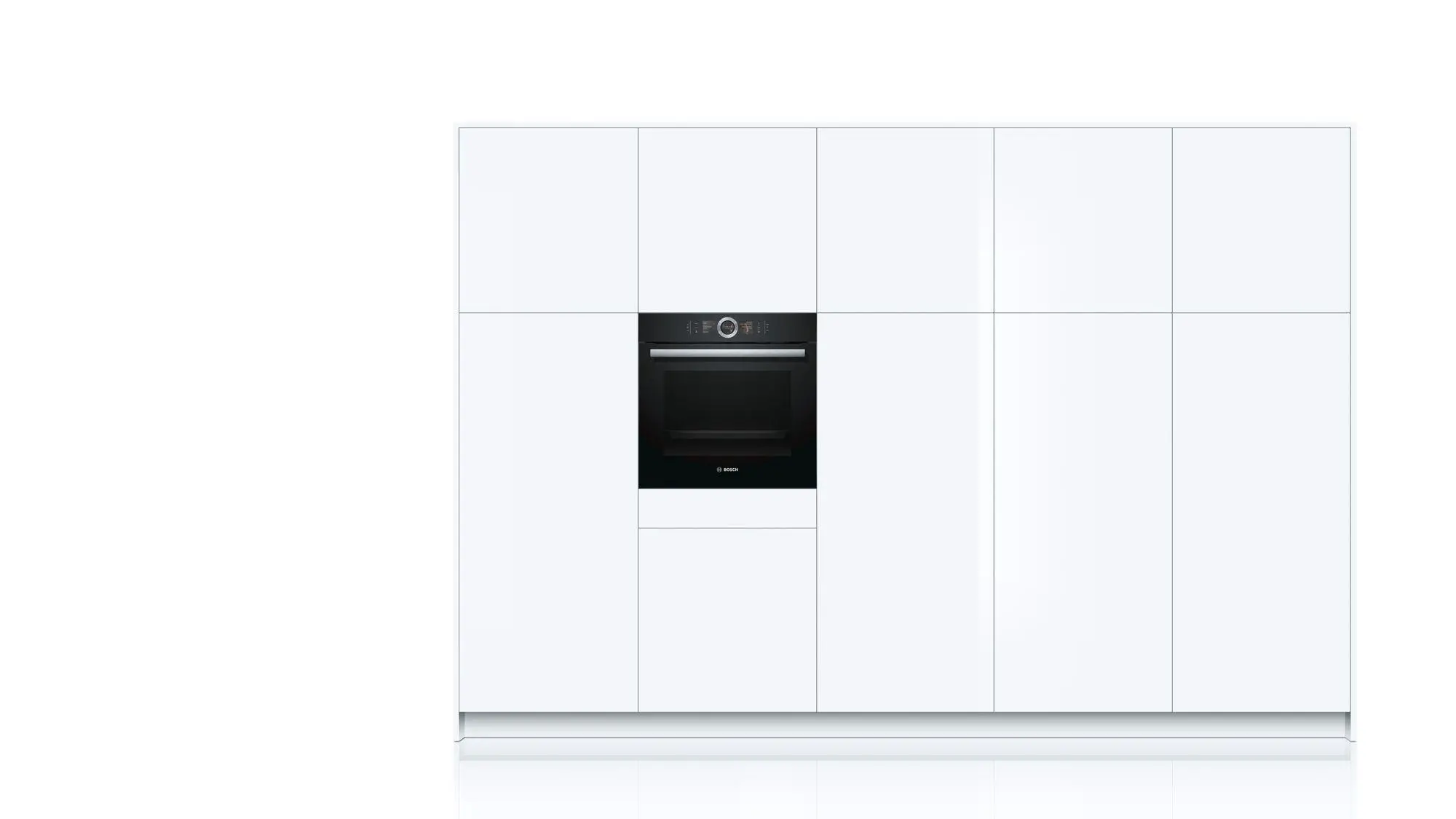 Piekarnik elektryczny parowy Bosch Serie 8 HSG636BB1 Termoobieg Czarny