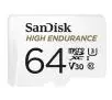 Karta pamięci SanDisk High Endurance microSDXC 64GB V30