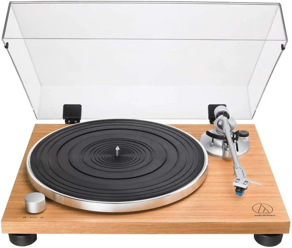 Gramofon Audio-Technica AT-LPW30TK Manualny Napęd paskowy Przedwzmacniacz Drewniany
