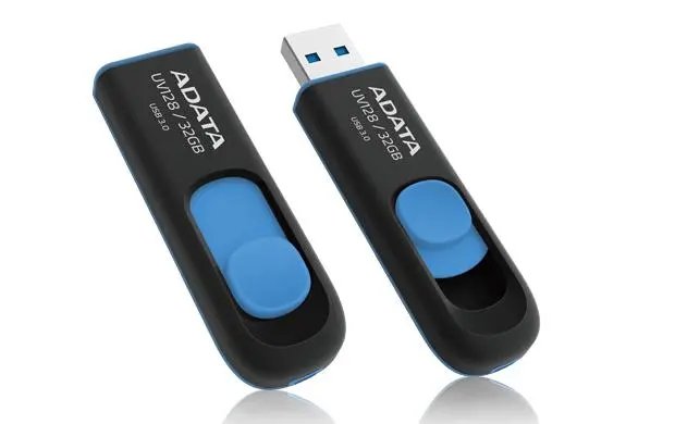 PenDrive Adata UV128 32GB USB 3.0  Czarno-niebieski