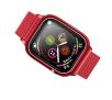 Pasek USAMS pasek z etui Apple Watch 4 US-ZB074 (czerwony)