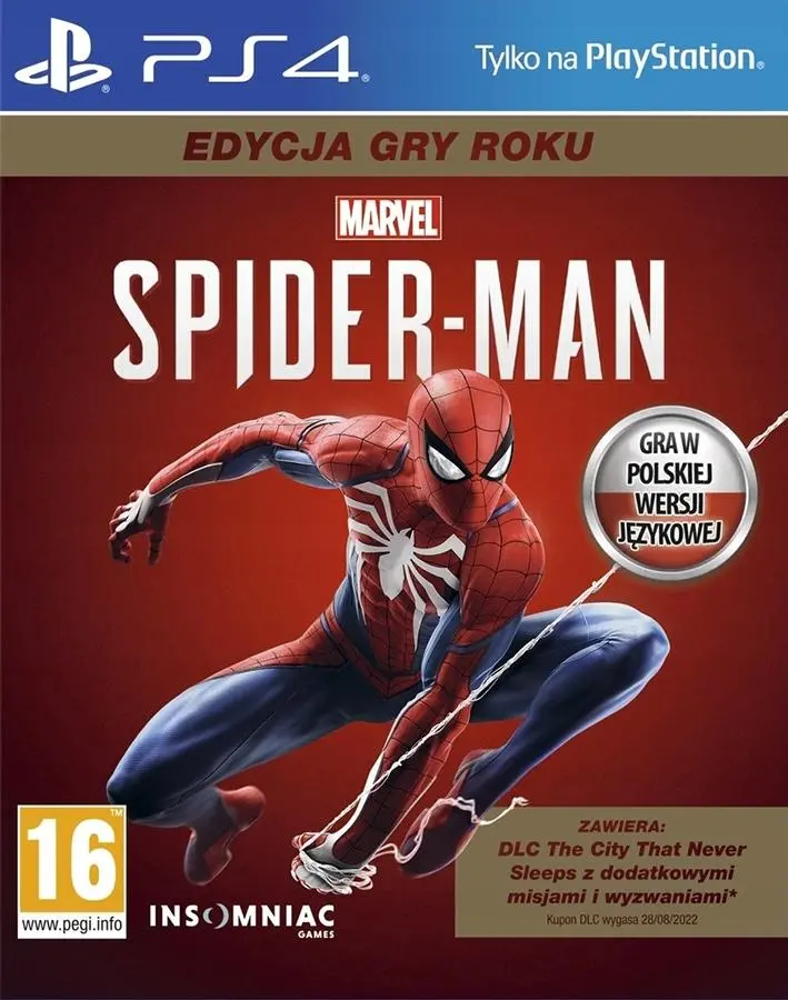 Marvel’s Spider-Man Edycja GOTY Gra na PS4 (Kompatybilna z PS5)