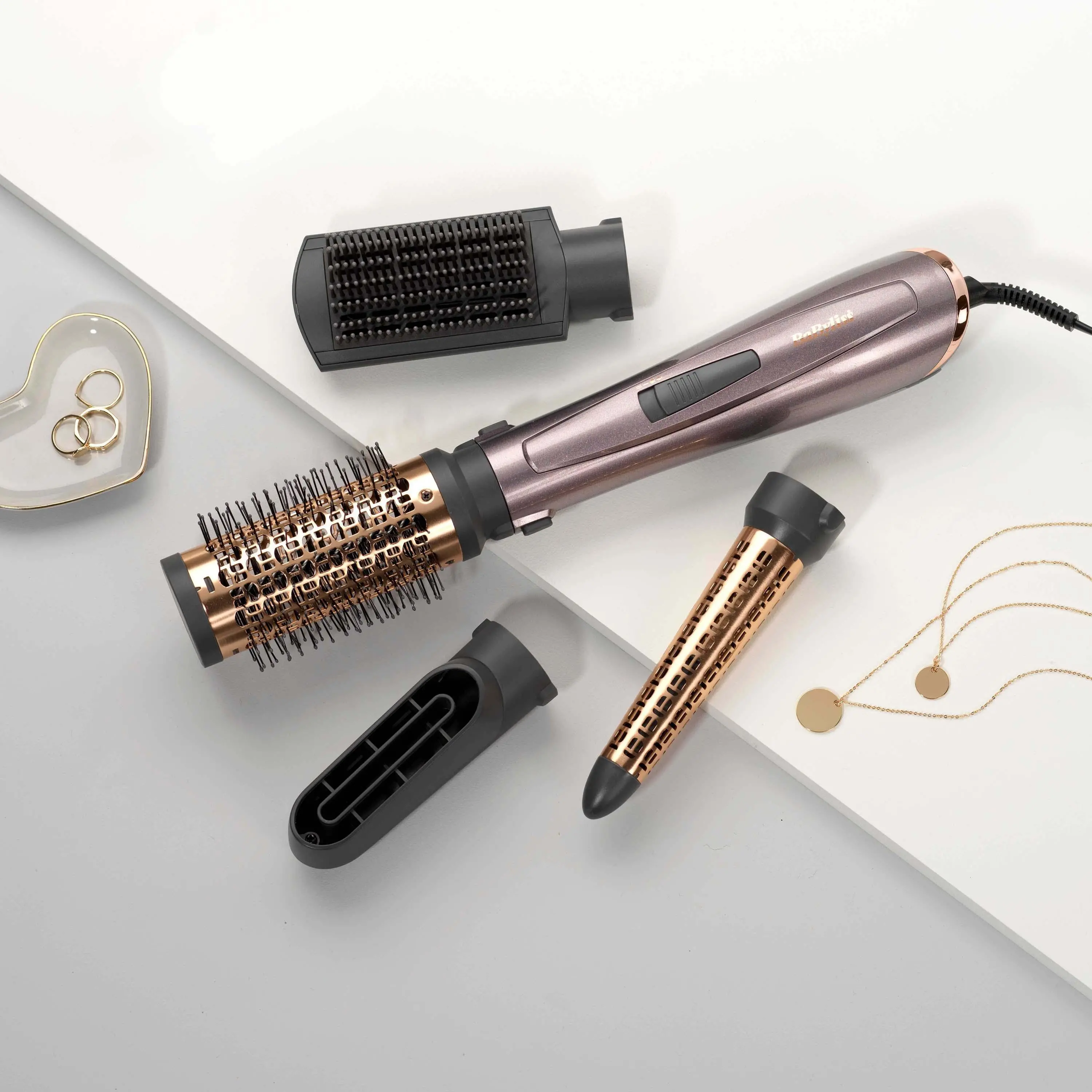 Suszarko-lokówka BaByliss Air Style 1000 Hot Air AS136E 1000W Jonizacja Zimny nawiew Średnica szczotki 50mm 2 poziomy temperatury