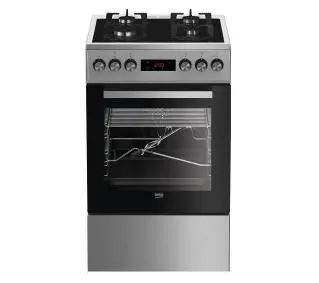 Газово-електрична кухня Beko FSMT55330DXDS