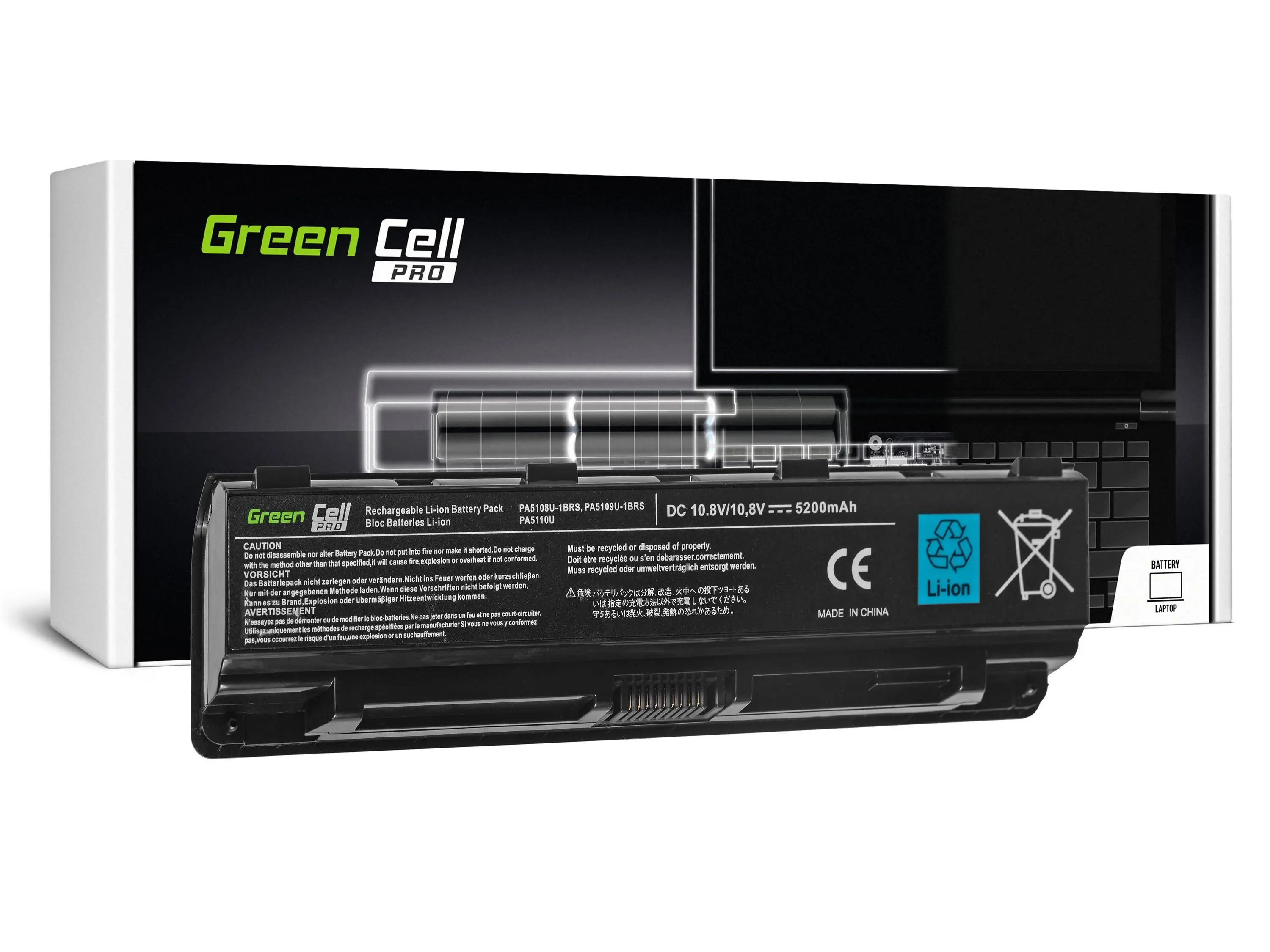 Bateria do laptopa Green Cell Pro TS13PROV2 Toshiba