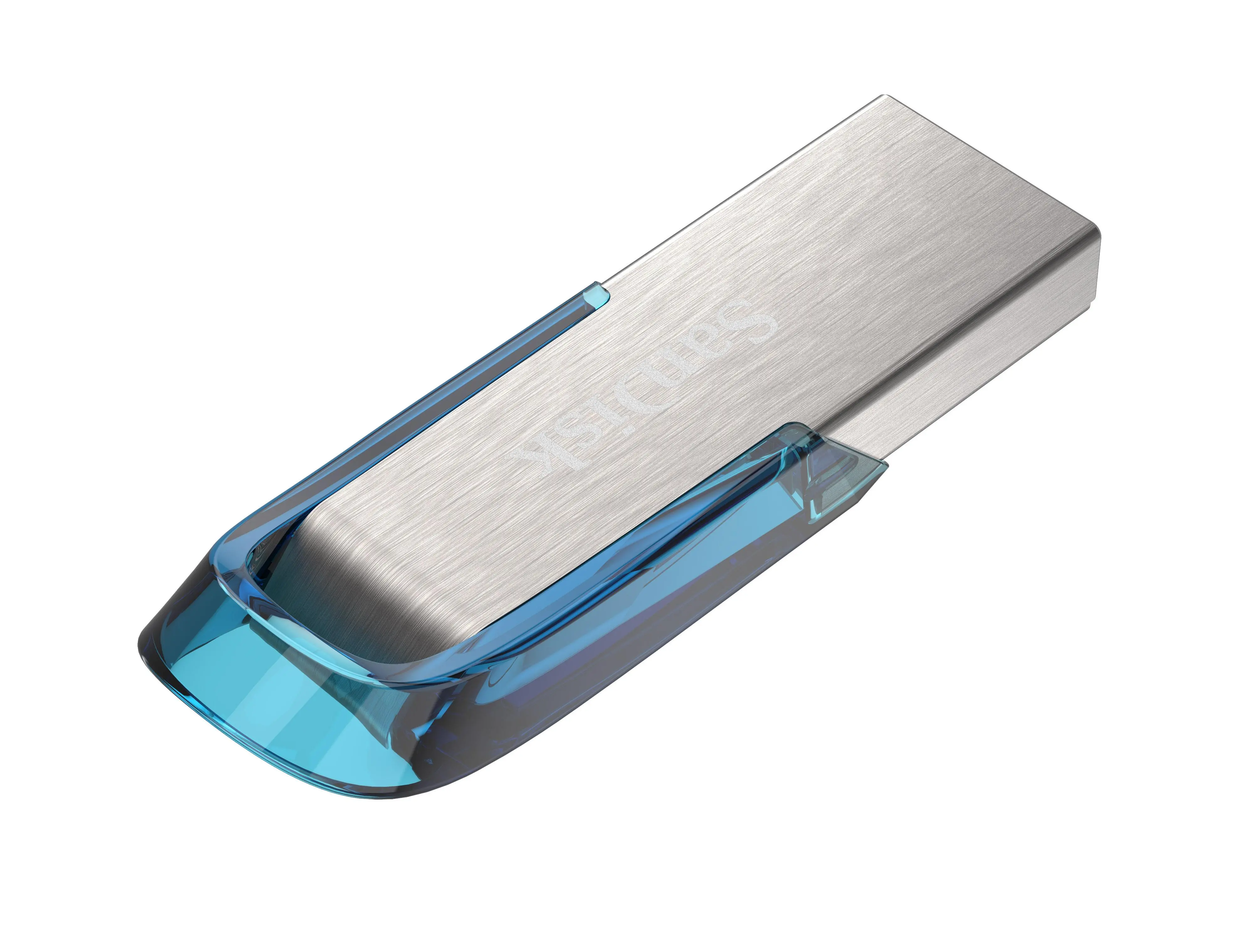 PenDrive SanDisk Ultra Flair 128GB USB 3.0 Srebrno-niebieski