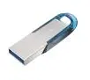 PenDrive SanDisk Ultra Flair 128GB USB 3.0 Srebrno-niebieski