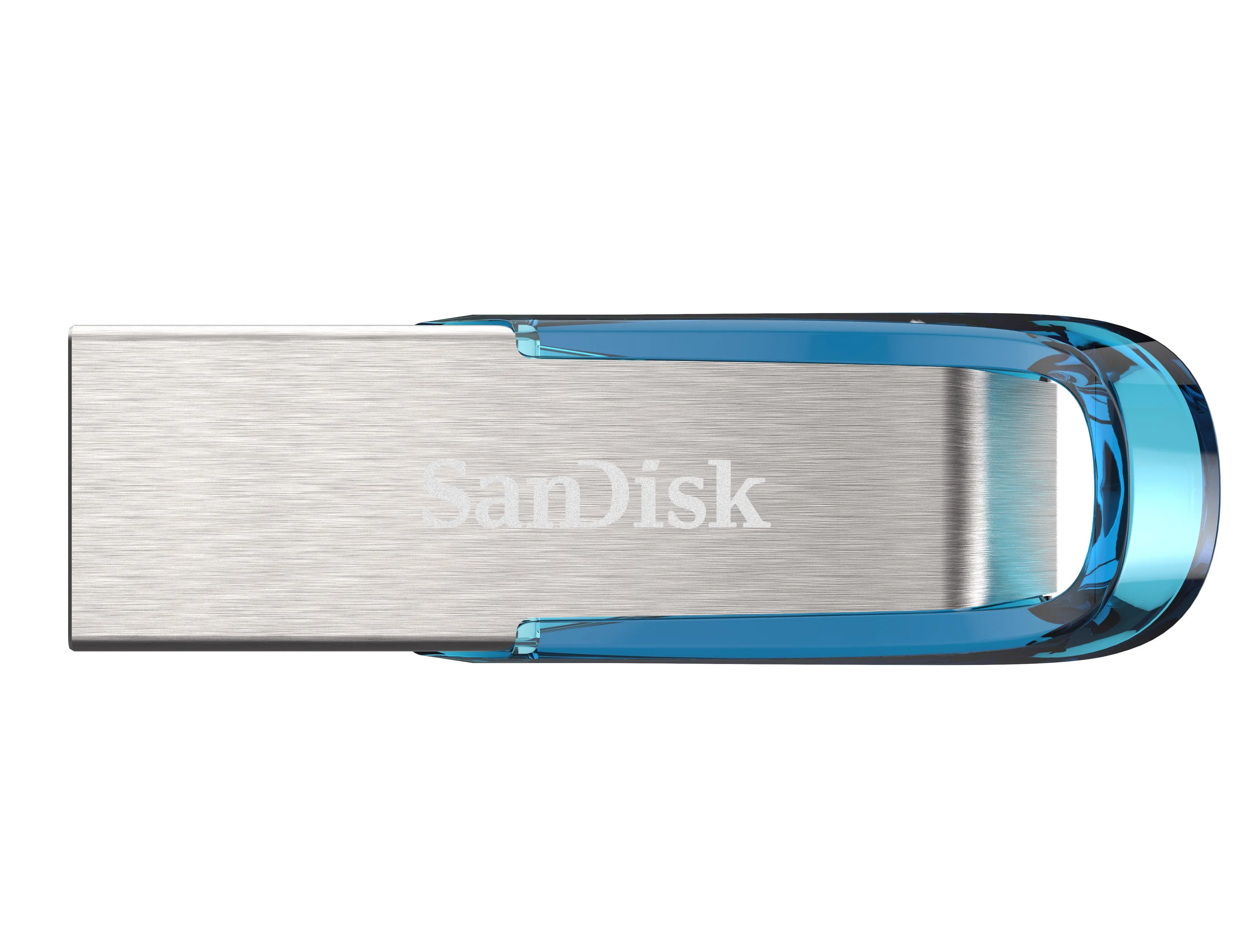 PenDrive SanDisk Ultra Flair 128GB USB 3.0 Srebrno-niebieski