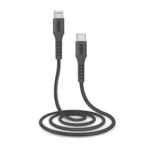 Kabel SBS USB TYP C do LIGHTNING 1m Czarny