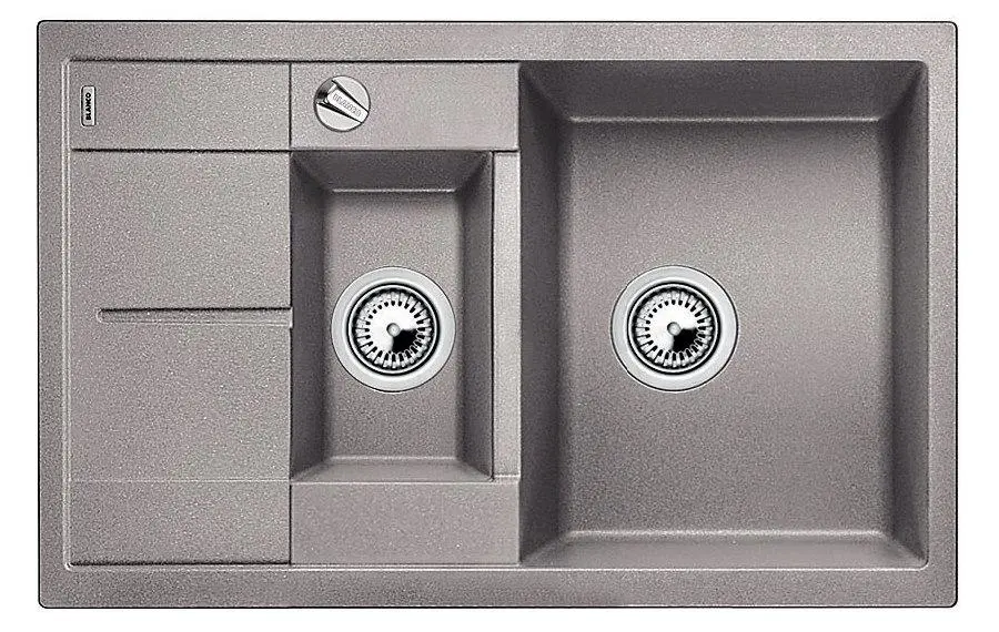 Zlewozmywak Blanco METRA 6 S Compact 513553 Granitowy Alumetalik