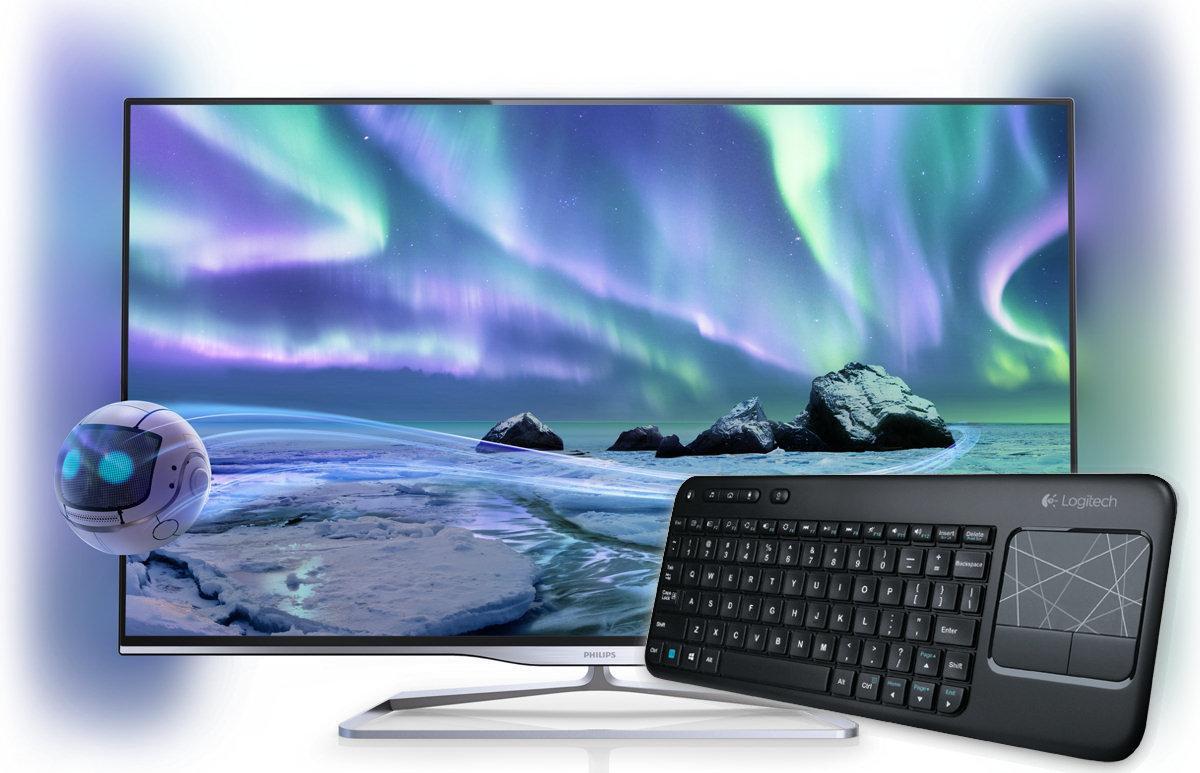 Telewizor Philips 42PFL5008H + klawiatura Logitech Wireless Touch K400